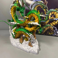 24cm Dragon Ball Anime Figure Shenron Figure Goku And Shenron Figurine Model Pvc Statue Doll Collection Room Toy Gifts Lusy Store
