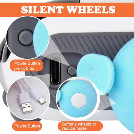 Smart Cat Toy 2 Modes Automatic Moving Remote Controlled Toy Car for Cats Dogs Interactive Playing Kitten Lusy Store