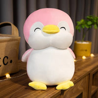 Kawaii Penguin Plush Doll – Soft Stuffed Animal Toy – 12in/18in/22in – Lusy Store Pink