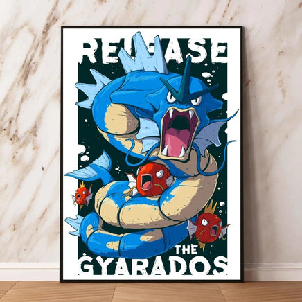 Pokemon Canvas Prints Wall Art Home Classic Children's Bedroom Decor Gifts Kid Action Figures Modular Painting Cartoon Character Lusy Store