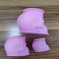 White and Pink Skull Candle Molds DIY Epoxy Skull Resin Mold Art Craft for Holiday Decoration DIY Halloween Skeleton Skull Mold Pink Skull Set