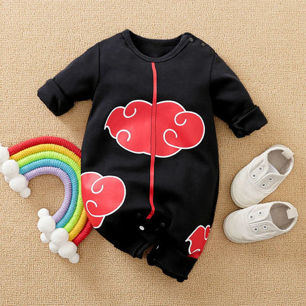 Baby Girl Boy Costume Anime Clothes Newborn Romper Infant Luffy Akatsuki Vegeta Cosplay Jumpsuit Halloween 0-18M 11