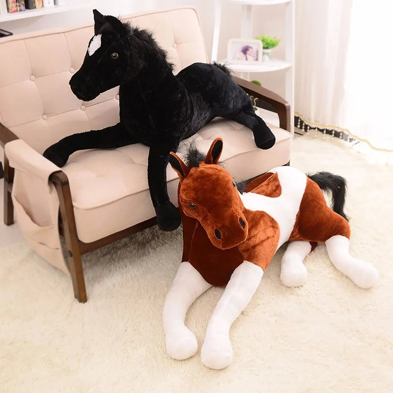 Lusy Store LLC Simulation Animal Horse Plush Toy Prone Horse Doll For Birthday Boys Gift Gift Plush