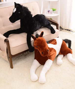 Lusy Store LLC Simulation Animal Horse Plush Toy Prone Horse Doll For Birthday Boys Gift Gift Plush