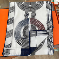 POBING 30% Silk 70%Cashmere Scarf Women Hand Rolled Luxury Printed Long Scarves Wraps Bandana Big Shawls Hijabs Female Foulards Lusy Store