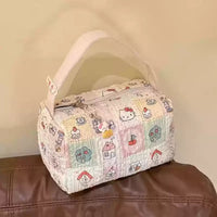 Storage Bag Anime New Sanrio Hello Kitty Convenience Makeup And Toilet Bag Travel Storage Bag Large Capacity Christmas Gift A