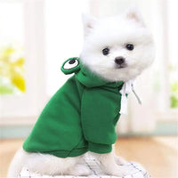 Cute Dog Hoodie Frog Shape Dog Coats Pet Halloween Cosplay Costume Pet Clothes for Puppies Cat