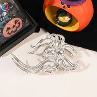 1Pcs Halloween Black Spider Hair Claw Clips with Pearl Charm Design,Metal Gothic Punk Hair Clips Strong Hold Hair Accessories Style B