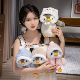 Lusy Store LLC Cute Penguin Stuffed Animal &ndash; Soft Plush Toy with Clothes &ndash; 10in &ndash; Lusy Store Stuffed Animal