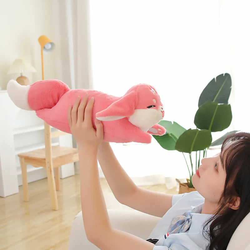 Lusy Store LLC Genshin Impact Yae Miko Fox Cosplay Plush Toy Cartoon Stuffed Animals Plushies Doll Pillow Anime Soft Gifts Plush
