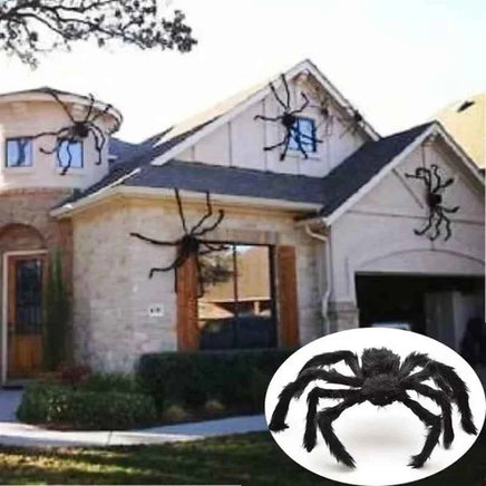 Halloween Decoration Prop Spider Horror Halloween Decoration Party Prop Outdoor Giant Spider Decoration 30-200cm Black Spider