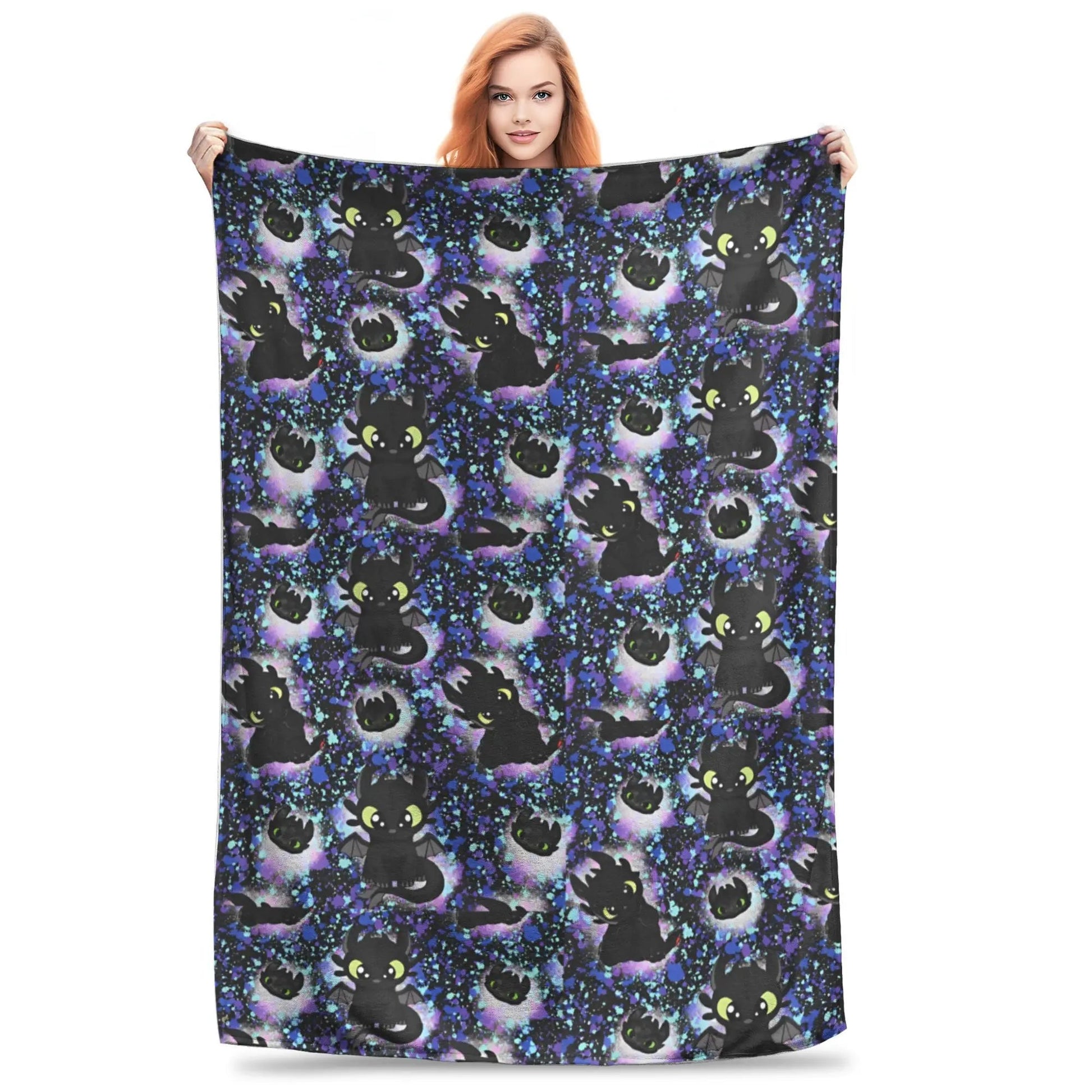 How to Train Your Dragon Blankets Quality Soft Warm  Bedding Throws Autumn Kids Living Room Novelty Bedspread Lusy Store