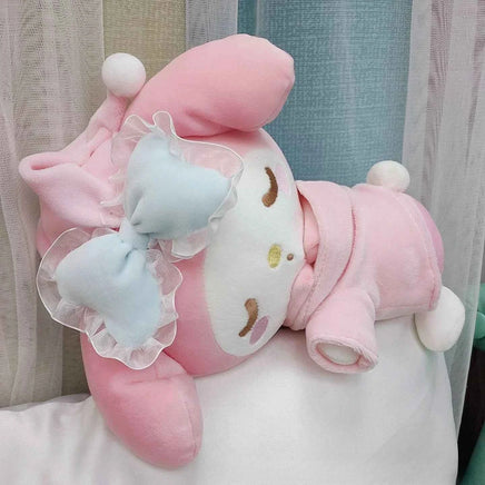 Kawaii Sanrio Plush Doll Collection: Cinnamoroll, My Melody & Kuromi Soft Stuffed Anime Toy 22cm Melody