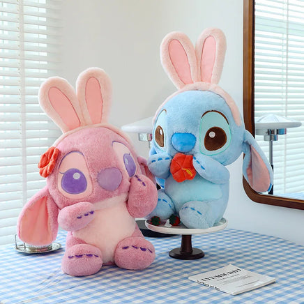 Lusy Store LLC Lilo &amp; Stitch Stuffed Plush Toys Christmas Gift Doll Plushies Monster Steve Angel Toys Children's Gifts Plush