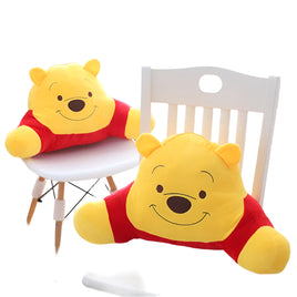 Lusy Store LLC Winnie The Pooh Plush Pillow &ndash; Soft Lumbar Seat Cushion &amp; Bedside Backrest Pillow