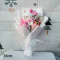 Kuromi My Melody Cinnamoroll Hello Kitty Plush Bouquet Woman Valentine's Day Girls Christmas Gifts Hello Kitt-22