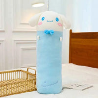 Sanrio Cylindrical Long Pillow Cinnamoroll My Melody Lovely Soft Plush Bed With Cylindrical Pillow Children's Soothing Toy Gifts Cinnamoroll 60cm