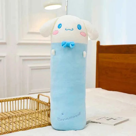 Sanrio Cylindrical Long Pillow Cinnamoroll My Melody Lovely Soft Plush Bed With Cylindrical Pillow Children's Soothing Toy Gifts Cinnamoroll 60cm
