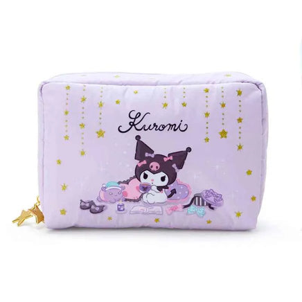 Japanese sanrio cinnamoroll my melody cute cartoon makeup bag Kurome pencil bag waterproof storage bag anime Christmas gift Kuromi