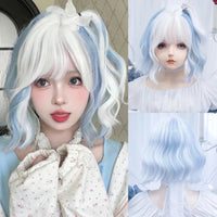 OLACARE Synthetic Super Long Curly Lolita Wig With Bangs 120cm Blonde White Pink Cute Fake Hair Women Halloween Cosplay Wigs #10