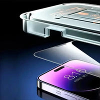 NNBILI 3Pcs Dust free Installation Tempered Glass For iPhone 13 14 16 15 11 12 17 Pro Max 17Air 15 16 14 Plus X Screen Protector Lusy Store