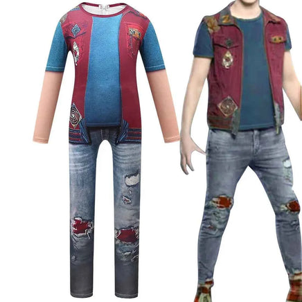New Halloween Costumes for Kids Zombies 2 Addison Cosplay Girls Eliza Outfits Party Bodysuit Jumpsuits Children Carnival Clothes 4547