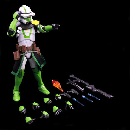 New Body(JOV3.0) Star Wars Commander Doom's Unit Clone Command ARC Trooper Heavy JET Doom Legion Battlefront II 6" Action Figure Lusy Store