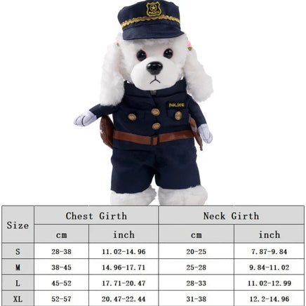 Funny Dog Clothes Sweatshirt Set Cosplay Big Suit Pet Clothes Party Costume Face Cloth Comical Outfits Halloween Dress Jumpsuit E