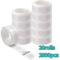 100-2000pcs Double-sided Adhesive Dots Transparent Removable Balloon Adhesive Tape Glue for DIY Wedding Birthday Party Decor 2000pcs