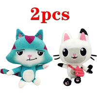 Animals Plush Gabby Dollhouse Lovely Plush Gaby Toy Plush House Cat Doll Cartoon Stuffed Animals Mermaid Cat Plushie Dolls Kids SandyBrown