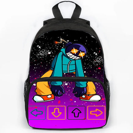 Fnf Game Friday Night Funkin Backpack for Boys Girls 3D Anime School Backpacks Children Bookbag 16 Inch Travel 1
