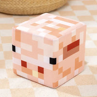 Lusy Store LLC Minecraft Steve Plush | Soft Cube Stuffed Toy | 4in/8in/12in Stuffed Animal