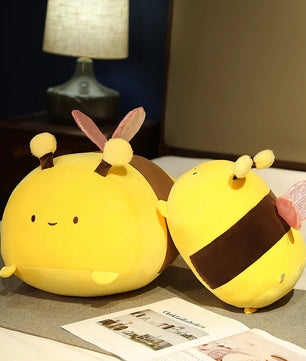 Lusy Store LLC Bee Plush Pillows Stuffed Cartoon Animals Plushie Super Soft Hugging Pillow Bedding Sleeping Cute Gifts Plush