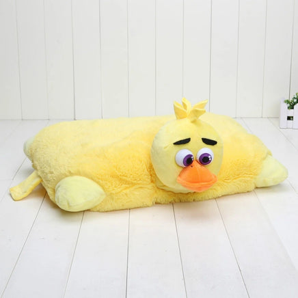 Lusy Store 43cm Freddy Purple Rabbit Red Foxy Yellow Duck Plush Pillow Freddy Fazbear Plush Stuffed Toys for Home Supplies Pillow 