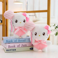 25cm Anime Sanrio Plush Doll Toys Kawaii Hello Kitty Kuromi My Melody Cinnamoroll Cartoon Cute Plush Stuffed Toy Kids Gifts Hello kitty B