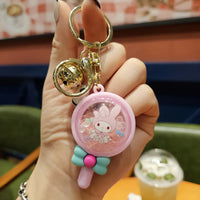 Sanrio My Melody Hello Kitty Cinnamoroll KuromiFragrance Beads Keychain Creative Aromatherapy Car Bag Pendant Small Gift Wholesa MyMelody