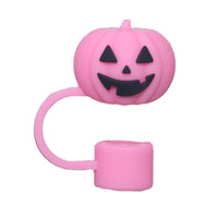 1-19pcs Cartoon 3D Halloween Series Stanley Straw Covers Reusable 10mm Straw Topper Compatible With Dust-Proof Straw Tips Lid 1pcs-05 CHINA