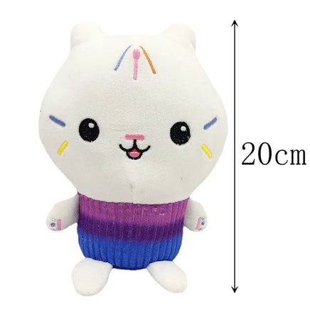 Animals Plush Gabby Dollhouse Lovely Plush Gaby Toy Plush House Cat Doll Cartoon Stuffed Animals Mermaid Cat Plushie Dolls Kids MistyRose