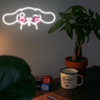 Lusy Store LLC Cinnamoroll Dimmable Led Neon Light For Wall Art Decor Game Room Bedroom Decor Holiday Gift Neon Sign