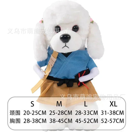 Funny Pet Dog Cosplay Clothes Novelty Puppy Halloween Costumes Sweatshirt Christmas Festival Party Outfit Pet Dress Accessories C