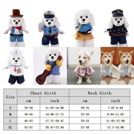 Funny Pet Dog Cosplay Clothes Novelty Puppy Halloween Costumes Sweatshirt Christmas Festival Party Outfit Pet Dress Accessories