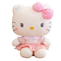 Hello Kitty Stuffed Toys Plushier Soft Pillow Gifts For Girls Kawaii Hello Kitty Plush Dolls Pink 20cm (8inch)