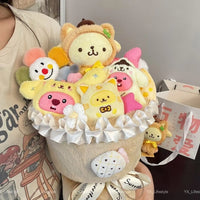Hangyodon Bouquet Hello Kitty Pochacco Cute Kawaii Graduation Gift 6