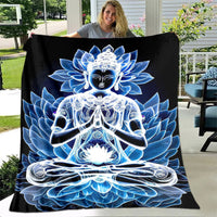 Buddha Sakyamuni Buddhism Faith Religion Soft Plush Blanket, Flannel Blanket Throw Blanket for Living Room Bedroom Bed Sofa Pray 17