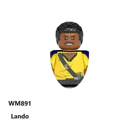Star Wars Mandalorian Mini Robot Figure Toy - Han Solo, C-3PO, Leia, Darth Vader, Boba Fett Blocks WM891