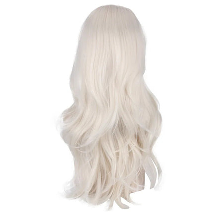 Girl Princess Elsa Anna Wig Kid Halloween Party Carnival Disguised Belle Wednesday Mermaid Rapunzel Aurora Snow White Ariel Hair Elsa Let Down