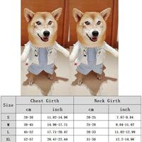 Funny Dog Clothes Sweatshirt Set Cosplay Big Suit Pet Clothes Party Costume Face Cloth Comical Outfits Halloween Dress Jumpsuit I