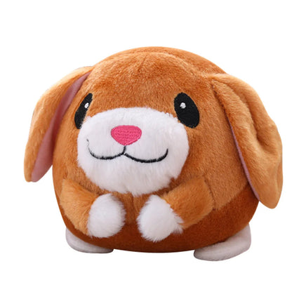 Interactive Moving Dog Ball, Cartoon Pig Plush USB Rechargeable Toy, Washable & Talking Pet Toy for Dogs & Cats Hamster 2 - No Remote