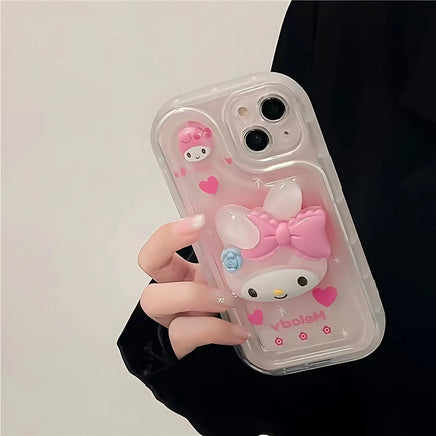 Sanrio Cute Melody Phone Case for Samsung Galaxy S24, S23, S22, S21, S20, Note20 A