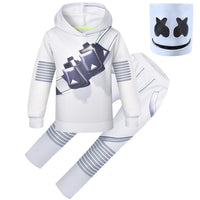 Children Halloween Costumes Anime Marshmello Plush Game Kids Cosplay Clothing Boys Girls Jumpsuit Cartoon Mardi Gras Gift1651 Lusy Store